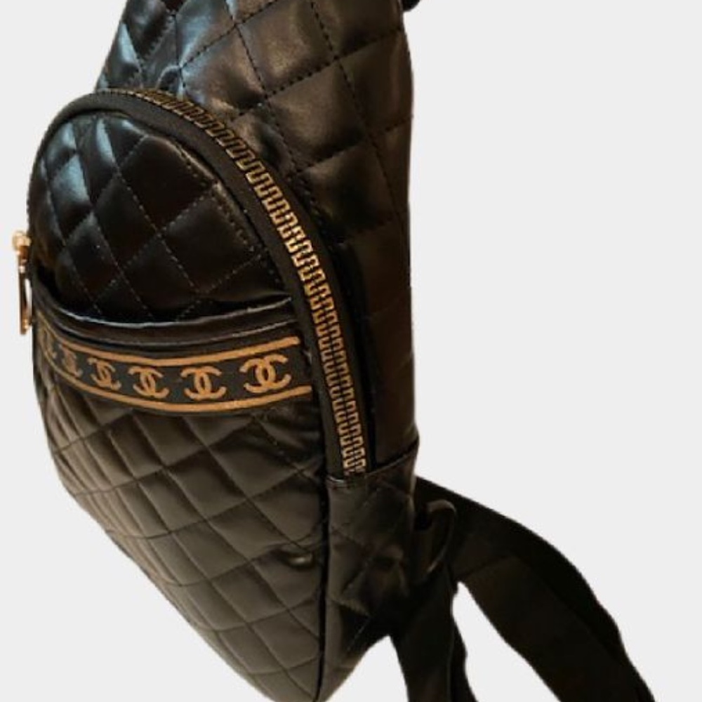 Sling Bag with Decorative Trim VEGAN NEW - Picture 2 of 5
